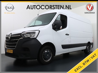 Renault Master T35 2.3dCi 135pk L2H2 3p Navi Camera Airco Pdc Trekhaak Cruise Control R-Link Nieuw Model ! Bluetooth DAB Led Regensensor Betonplex Vloer Lat om Lat Betimmering 1e Eigenaar 2.500kg Trekgewicht Euro 6