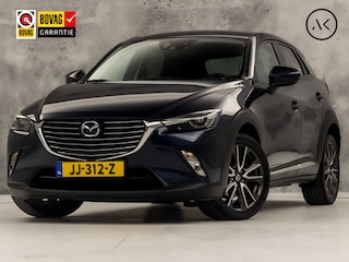 Mazda CX-3 2.0 SkyActiv-G 120 GT-M (NAVIGATIE, CLIMATE, CAMERA, LEDER, STOELVERWARMING, BOSE AUDIO, SPORTSTOELEN, GETINT GLAS, ADAPTIVE CRUISE, NIEUWSTAAT)