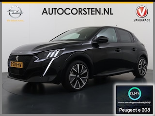 Peugeot 208 EV GT 350 50kWh Soh 94% Panoramadak Adap.Cruise Stoelverwarming 3D-Navi 360°Camera Ecc Android Auto Apple Carplay Pdc Lmv Privacy Glas Led DAB Bluetooth Regen-Lichtsensor DAB+ Dealeronderhouden