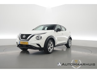 Nissan Juke 1.0 DIG-T Acenta | Trekhaak | Cruise Contr. | Camera | Apple CarPlay & Android Auto | PDC+A | Stoelverw.