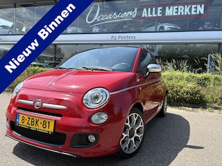 Fiat 500 0.9 TwinAir Turbo 500S Glazen panoramadak - Airco - Lederen bekleding - Bluetooth - Licht metalen velgen 16 inch - Extra getint glas achter - Mistlampen voor - Stuur multifunctioneel - Radio/CD speler - Elektrische ramen - Centrale deurvergrendeling met afstandsbediening
