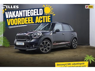 Mini Countryman 1.6 John Cooper Works ALL4 Chili | Airco | Climate Control | Stoelverwarming | Sport uitlaat origineel | Lederen bekleding | Panorama dak |