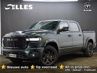 Dodge Ram 1500 2025 3.0L HURRICANE LARAMIE Night Premium | BPM VRIJ | NIEUW | Panoramadak | Luchtvering