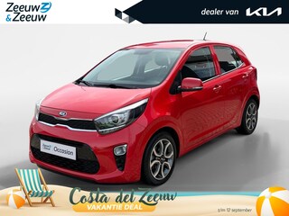 Kia Picanto 1.0 CVVT First Edition | Apple Carplay/ Android Auto | Navigatiesysteem | Cruise Control | Climate Control | Parkeercamera Achter | Lichtsensor | 15" Lichtmetalen Velgen