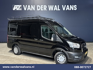Ford Transit 2.0 TDCI L2H2 Euro6 Airco | Camera | Navigatie | Imperiaal | Trekhaak | Trap Cruisecontrol, Parkeersensoren, Bijrijdersbank