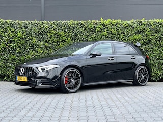 Mercedes-Benz A-klasse 250 Premium Plus, AMG-PAKKET, PANORAMADAK, BURMESTER, LEDER, NAVIGATIE, CRUISE CONTROL, CLIMATE CONTROL, STOELVERWARMING, LICHTMETAAL 19"