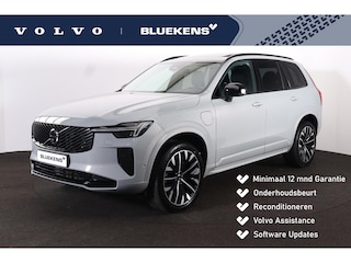 Volvo XC90 T8 Recharge AWD Ultra Dark - Panorama/schuifdak - IntelliSafe Assist & Surround - 360º Camera - Harman/Kardon audio - Adaptieve LED koplampen - Verwarmde voorstoelen, stuur & achterbank - Parkeersensoren voor & achter - Elektr. bedienb. voorstoelen met geheugen - Head up display - Draadloze tel. lader - Extra getint glas - 21' LMV