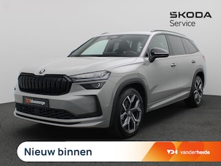 Skoda Kodiaq 1.5 TSI PHEV Sportline Business 204PK DSG SOH 97,16%, Panoramadak, Trekhaak, Family Pakket, 20" LM Velgen, Stoel-Stuurverwarming, Memorystoel, Elektr. Achterklep