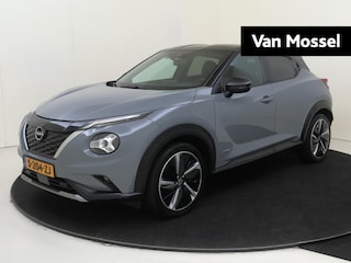 Nissan Juke 1.6 Hybrid N-Design | airco automatisch | Apple Carplay/Android Auto | Autonomous Emergency Braking | cruise control | lederen interieurdelen | LED koplampen | lichtmetalen velgen 19" | navigatiesysteem full map |