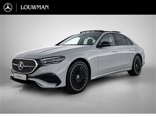Mercedes-Benz E-klasse 300 e Business Solution AMG | Premium pakket | Winterpakket | Nightpakket | Leder pakket | Trekhaak | Panoramaschuifdak | 20-inch multi-spaak AMG velgen | 360° camera | Burmester® 4D surround sound system |