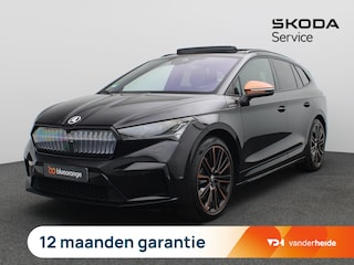 Skoda Enyaq iV 80 Founders Edition Black 204PK Aut. SOH 92,73%, Panoramadak, Trekhaak, Warmtepomp, 21" LM velgen, Memorystoel, 360gr. Camera, Stoel-Stuurverwarming