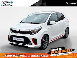 Kia Picanto 1.0 MPi GT-Line Edition Apple Carplay/Android Auto , navi , cruise , lm velgen , tel , camera , usb , sport stoelen , super mooie uitvoering . auto is voorzien van een nieuwe koppeling