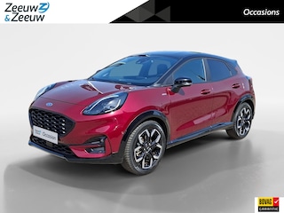Ford Puma 1.0 EcoBoost Hybrid Vivid Ruby Edition | Dealeronderhouden | Stoel- stuur en voorruitverwarming | Adaptieve cruise control | BLISS | Grote achterspoiler
