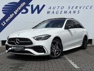 Mercedes-Benz C-klasse Estate 300 e AMG Line | Pano | Trekhaak | Distronic | Memory | 360* Camera