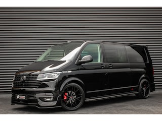 Volkswagen Transporter 2.0 TDI L2H1 150PK BULLI DC DUBBEL CABINE / LEIGHTONVANS BODYKIT / FULL OPTIONS / LEDER / FULL BLACK /APPLE