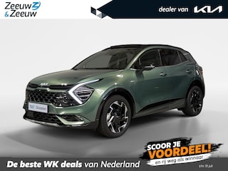 Kia Sportage 1.6 T-GDi Plug-in Hybrid AWD GT-Line | Trekhaak afneembaar + 13-Polige Stekker | Apple Carplay / Android Auto | Navigatiesysteem | Elektrisch Verstelbare Voorstoelen | Stoel + Stuurverwarming | Elektrisch Schuif / Kanteldak | Elektrisch Bedienbare Achterklep | Licht + Regensensor | Parkeersensoren Voor + Achter | Camera Achter | 19"Lichtmetalen velgen