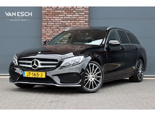 Mercedes-Benz C-klasse Estate 250 AMG Line | Luchtvering | Panoramadak | Burmester | Memory | Leder | Zonnerollo's | Intelligent Light System | Sfeerverlichting | Surround Camera | Dodehoekassistent |