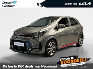 Kia Picanto 1.0 DPi GT-Line | Apple Carplay / Android Auto | Navigatiesysteem | Parkeersensoren + Camera Achter | Lichtsensor | Cruise Control | Climate Control | 15"Lichtmetalen Velgen