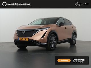 Nissan Ariya Advance 91 kWh | SOH 99% | Ele.verstelbare stoelen | 360 Camera | Navigatie | DAB | Applee CarPlay/Android Auto | Stoel/Stuur verwarming | Adaptieve Cruise Control | Ele. kofferdeksel |