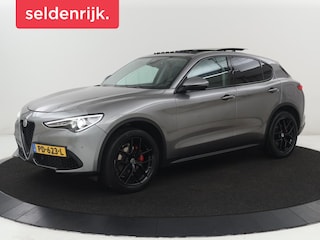 Alfa Romeo Stelvio 2.0 T AWD First Edition | Panoramadak | Adaptive cruise | Leder | Stoel & stuurverwarming | Bi-Xenon | Camera | 20'' | Navigatie | Trekhaak | Side Assist | Keyless | Climate control | Origineel NL