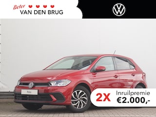 Volkswagen Polo Life Edition 1.0 TSI 95 PK | Parkeersensoren | Achteruitrijcamera | Stoelverwarming | App-connect |