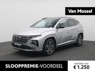 Hyundai Tucson 1.6 T-GDI PHEV N Line Sky 4WD | Automaat | Schuifdak | Navigatie | Stoel/Stuur verwarming | Stoel koeling | Virtual cockpit | Cruise control | Apple carplay | Climate control | Camera | Parkeer sensoren | DAB