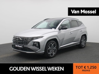 Hyundai Tucson 1.6 T-GDI PHEV N Line Sky 4WD | Automaat | Schuifdak | Navigatie | Stoel/Stuur verwarming | Stoel koeling | Virtual cockpit | Cruise control | Apple carplay | Climate control | Camera | Parkeer sensoren | DAB