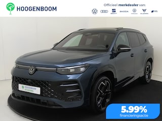 Volkswagen Tayron 1.5 eHybrid R-Line Edition | SoH 98% | Panoramadak | Trekhaak | Harman/kardon | Black style | Adaptieve demping | 360 camera | Head-up display | Stoelverwarming voor en achter |