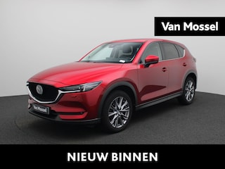 Mazda CX-5 2.0 Skyactiv-G 163 Aut Skycruise | Automaat | Navigatie | Schuifdak | Leder | Climate Control | Apple Carplay / Android Auto | 360 Camera | Bose | Stoelverwarming / Koeling | Head up Display | Elek. Achterklep | Lichtmetalen Velgen |