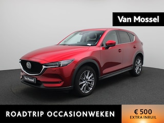 Mazda CX-5 2.0 Skyactiv-G 163 Aut Skycruise | Automaat | Navigatie | Schuifdak | Leder | Climate Control | Apple Carplay / Android Auto | 360 Camera | Bose | Stoelverwarming / Koeling | Head up Display | Elek. Achterklep | Lichtmetalen Velgen |