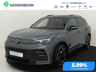 Volkswagen Tiguan 1.5 eHybrid R-Line Edition | SoH 100% | Panoramadak | Harman/kardon | Lederen bekleding ‘Varenna’ | Head-up display | Trekhaak | Adaptieve demping | Black style | 360 camera | Stoelventilatie voor |
