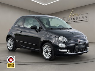 Fiat 500 1.2 Lounge 2019 ZWART | Panoramadak | Apple CarPlay | Benzine |
