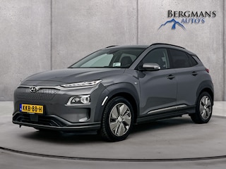 Hyundai Kona EV Premium 64 kWh // LEDER // STUUR+STOEL VERWARMING //