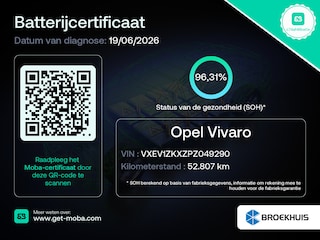 Opel Vivaro L2 75 kWh NAVI | CAMERA | CARPLAY