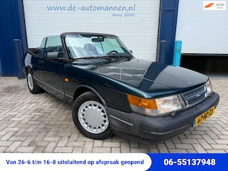Saab 900 Cabrio 2.0 ep Turbo 140pk / LEER / AIRCO / APK 10-27 / VOOR MEER INFO GRAAG BELLEN