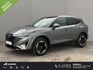 Nissan Qashqai 1.3 MHEV Xtronic N-Connecta / Fabrieksgarantie tot 03-2028 / Panoramadak / 1800kg Trekgewicht / Cold Pack / 360 Camera / Elektrische Achterklep / Head-up Display / Apple Carplay&Android Auto / Adaptieve Cruise Control / Keyless /