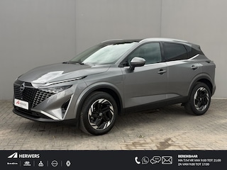 Nissan Qashqai 1.3 MHEV Xtronic N-Connecta / Fabrieksgarantie tot 03-2028 / Panoramadak / 1800kg Trekgewicht / Cold Pack / 360 Camera / Elektrische Achterklep / Head-up Display / Apple Carplay&Android Auto / Adaptieve Cruise Control / Keyless /