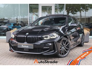 BMW 1-serie (f40) 118i M-Sport 136pk | Leder | Kuipstoelen | LED | Sfeer | Pano | Navigatie | Carplay | Stoelverwarming