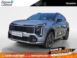 Kia Sportage 1.6 T-GDi Hybrid GT-PlusLine | Schuif/kanteldak | Lederen bekleding | 360 Graden camera | Head up display | Elektrische achterklep | Elektrische stoel verstelling met geheugen | Stoel verwarming + ventilatie voor | Dodehoek camera | Draadloze oplader | Adaptive onderstel | DEMO