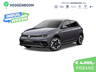 Volkswagen Polo R-Line Edition | 'App-Connect' draadloze smartphone integratie | Achterlichten LED | Afstandscontrolesysteem (Front Assist)