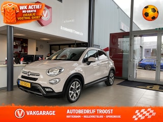 Fiat 500X Cross 1.4 Turbo MultiAir Cross,Navigatie,Parkeerassistent,Climate&Cruisecontrol,Spraakbediening,Keyless,Halfleder,Aux Usb Aansluiting,17 Inch Lmv