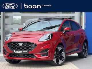 Ford Puma 1.0 Turbo 125pk Mild Hybride ST-Line X Automaat | full options | panorama dak | 19 inch | driver assistance pack | 360 graden camera | blis | winterpack | adaptieve cruise. | uit voorraad leverbaar! | fantastic red
