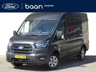 Ford Transit L2H2 350 2.0 TDCI 165pk Limited | Trekhaak | Dubbele schuifdeur | Bijrijdersstoel | Stoel - stuurwielverw. | Blis | Adaptieve cruise. | Snel leverbaar!