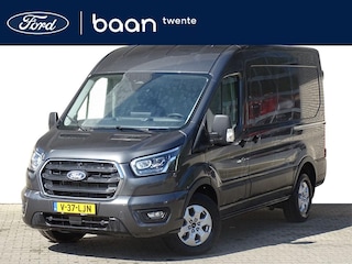Ford Transit L2H2 350 2.0 TDCI 165pk Limited | Trekhaak | Dubbele schuifdeur | Bijrijdersstoel | Stoel - stuurwielverw. | Blis | Adaptieve cruise. | Snel leverbaar!