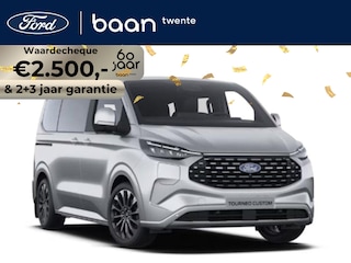 Ford Transit Custom Tourneo 340 2.5 PHEV L1H1 Titanium X | Luxury Pack | Elektr. schuifdeuren | Panoramadak | Trekhaak | Digitale spiegel |