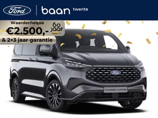 Ford Transit Custom Tourneo 340 2.5 PHEV L1H1 Titanium X | Luxury Pack | Elektr. schuifdeuren | Panoramadak | Trekhaak | Digitale spiegel |
