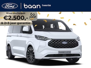 Ford Transit Custom Tourneo 340 2.5 PHEV L1H1 Titanium X | Luxury Pack | Elektr. schuifdeuren | Panoramadak | Trekhaak | Digitale spiegel |