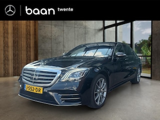 Mercedes-Benz S 450 4-Matic Lang Premium AMG Line Plus | Panoramadak | Stoelventilatie en verwarming v + a | Distronic | Head-up display | Individueel entertainment achter | Chauffeur pakket