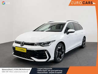 Volkswagen Golf Variant 1.5 eTSI R-Line Business Digital Cockpit 12.9 inch Touchscreen Camera ACC Lane Assist Side Assist CarPlay DAB Climatronic Stoelverwarming Privacy Glass 17 inch LM Velgen Pure White