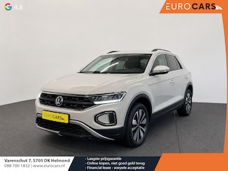 Volkswagen T-Roc 1.0 TSI 85 kW Move Discover Media Navi Digital Cockpit App-Connect DAB Climatronic Stoelverwarming Privacy Glass Park Assist Lane Assist Front Assist 17 inch LM Velgen Ascot Gray